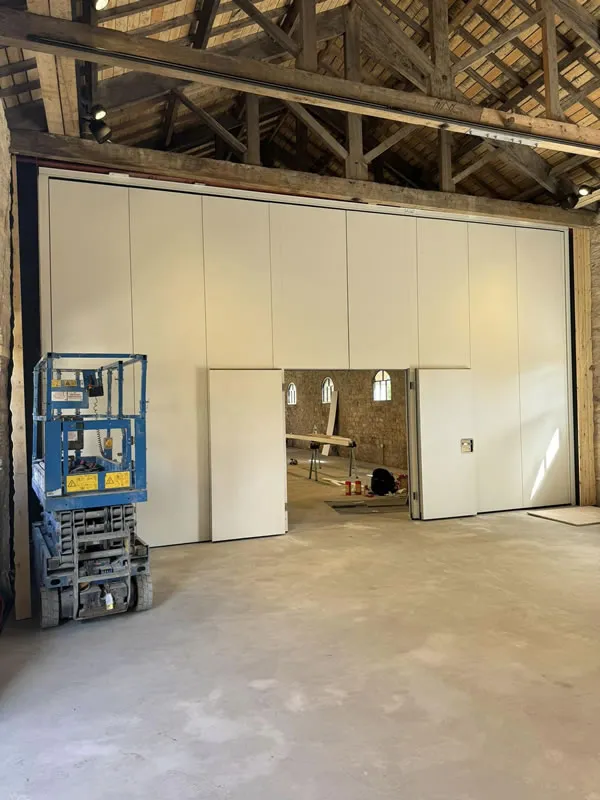Installing Movable Walls in a listed building 3 - Moving Designs Limited