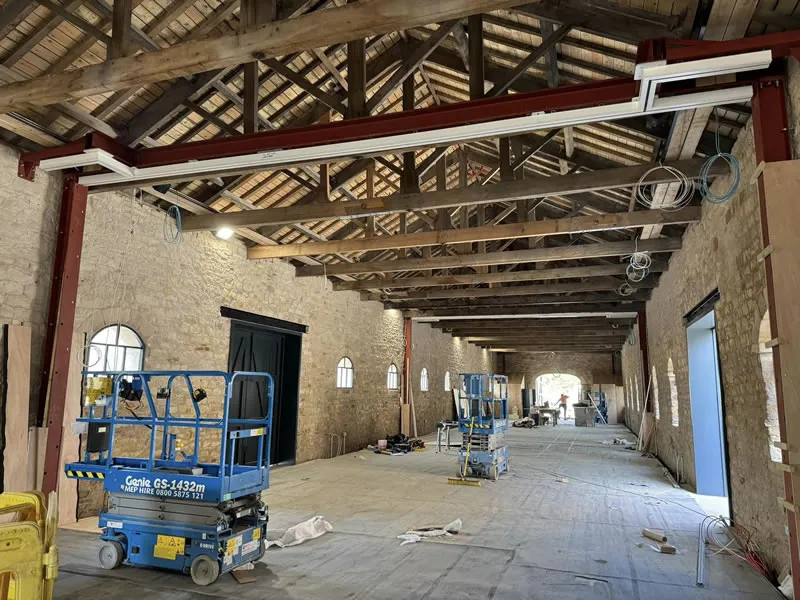 Installing Movable Walls in a listed building 1 - Moving Designs Limited