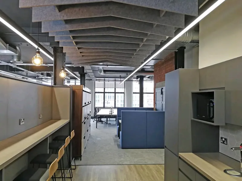 Chevron Acoustic Absorber - Serenity Acoustic Solutions - Moving Designs Limited