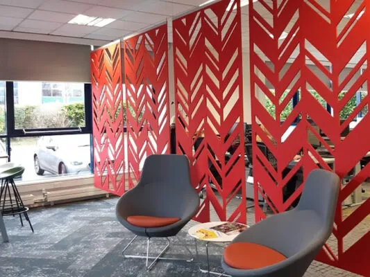 Eco Sustainable Products - Acoustic Screen - Moving Designs Limited