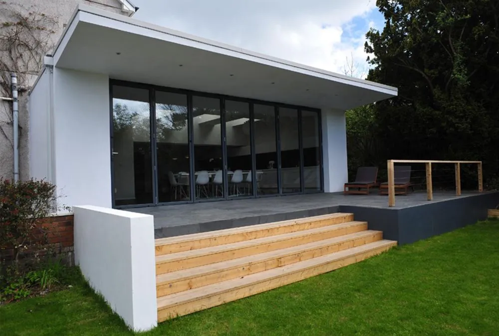 Glass Bi-Fold Doors - Aluminium - Moving Designs Limited - Example 4