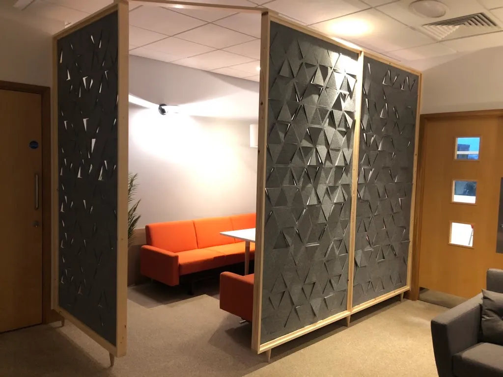 Flex Acoustic Divider - Serenity Acoustic Solutions - Moving Designs Limited
