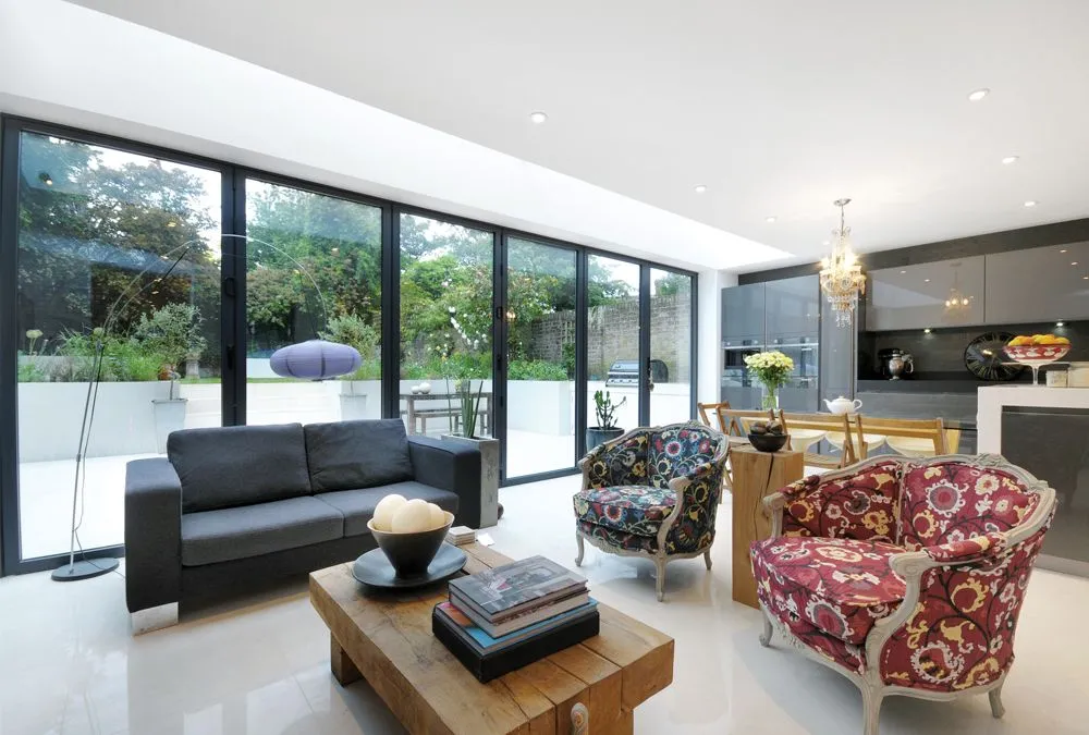 Glass Bi-Fold Doors - Aluminium - Moving Designs Limited - Example 2